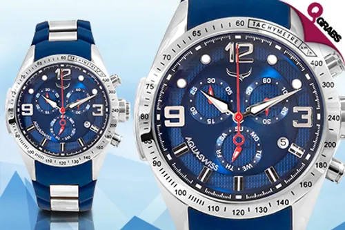 For QR649 Impress with Men’s Aquaswiss Trax 6H Watches - Choose from 7 Eye-Catching Options! (QR5098 Value)